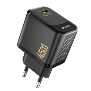 Dudao A28 45W GaN USB-C Wandladegerät - Schwarz