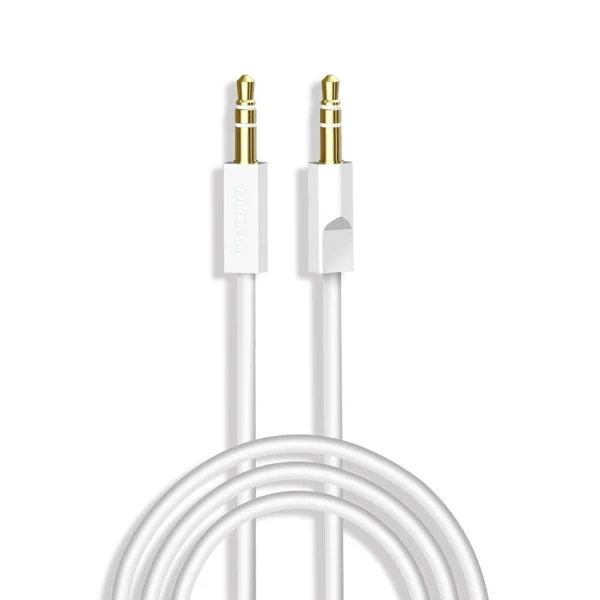 Dudao Kabel AUX-Miniklinke 3,5 mm 1 m 3-polig Stereo weiß (L12S weiß)