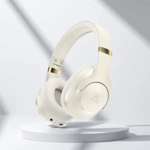Acefast H4 ANC Wireless Bluetooth 5.3 IPX4 Over-Ear Headphones - Beige