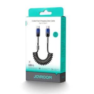 Joyroom S-A43 Crystal-Clear Series 60W USB-C – USB-C-Spiralkabel 1,5 m – Schwarz Joyroom S-A43 Crystal-Clear Series 60W USB-C – USB-C-Spiralkabel 1,5 m – Schwarz Joyroom S-A43 Crystal-Clear Series 60W USB-C – USB-C-Spiralkabel 1,5 m – Schwarz