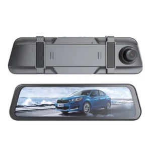 Auto DVR911 Spiegel Video Recorder Full HD G-Sensor mit Rückfahrkamera - Grau