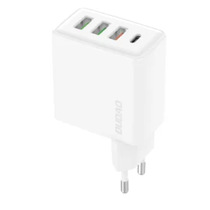 Dudao A5HEU 3xUSB-A 1xUSB-C PD 20W QC3.0 18W+ 2x12W wall charger - white