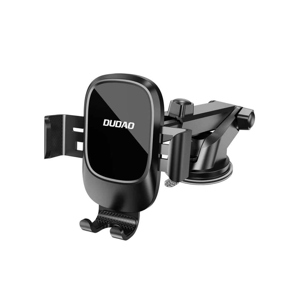 Dudao F5N+ gravity car holder with suction cup for windshield or dashboard – black