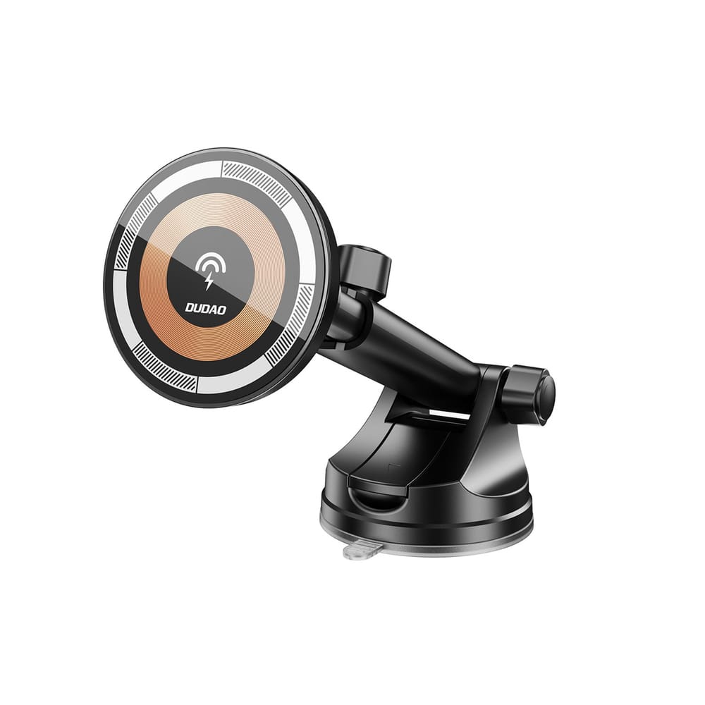 Dudao F12MAX+ Kfz-Halterung mit 15-W-Funkladegerät, kompatibel mit MagSafe – Schwarz