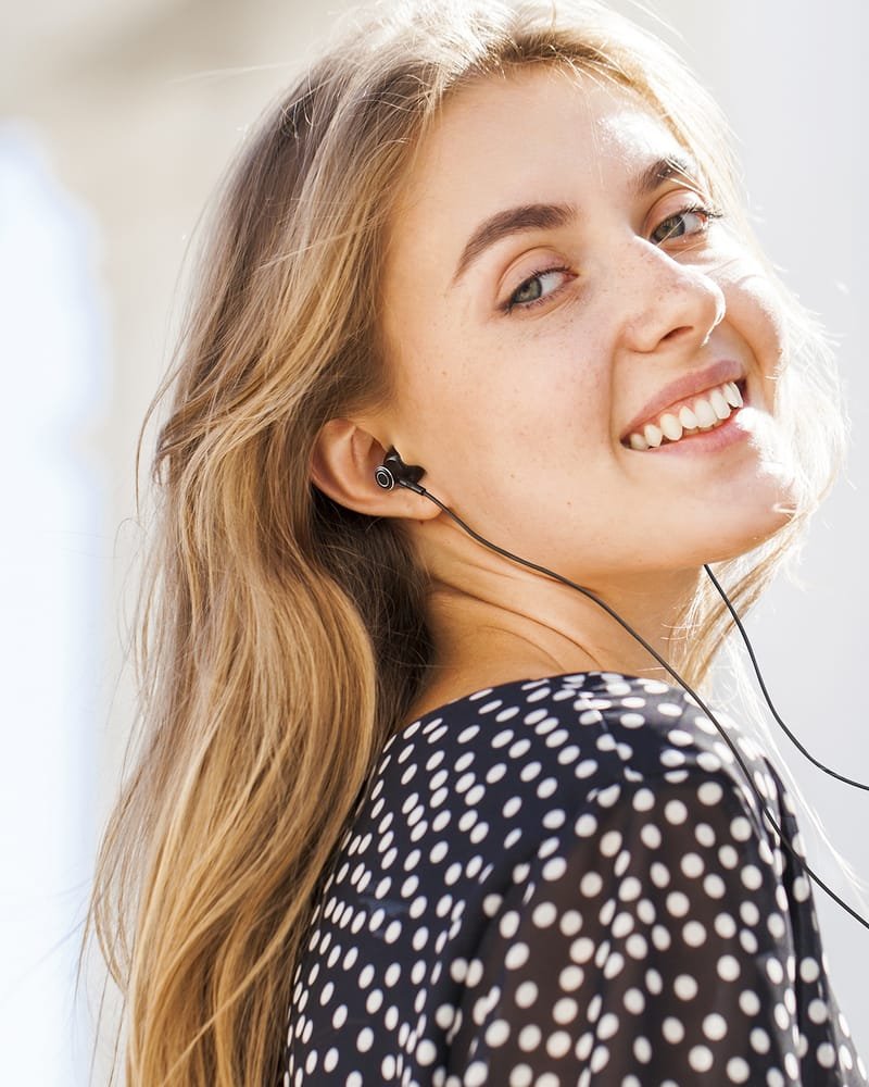 Joyroom TYPE-C Series JR-EC07 USB-C In-Ear-Kopfhörer aus Metall – Schwarz – Bild 10
