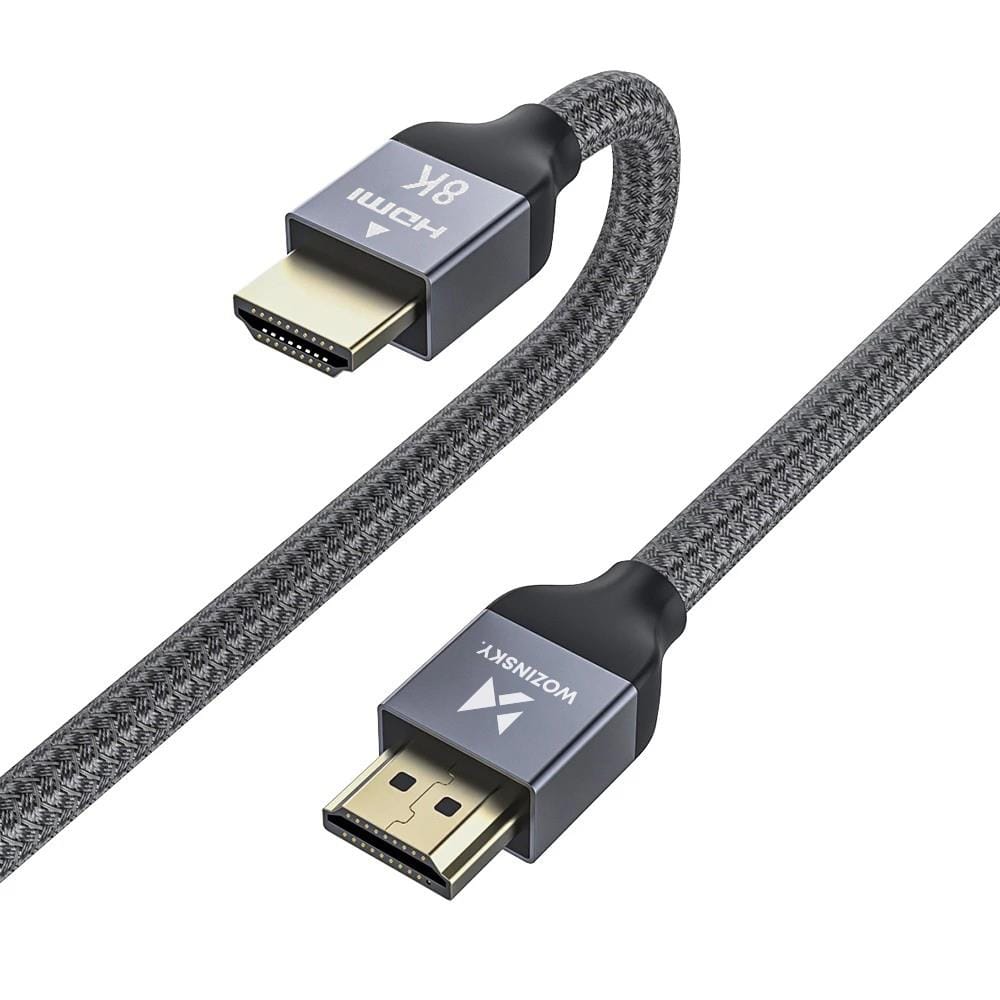 Wozinsky HDMI 2.1 Kabel 8K 60 Hz 48 Gbps / 4K 120 Hz / 2K 144 Hz 1 m Silber (WHDMI-10) – Bild 6