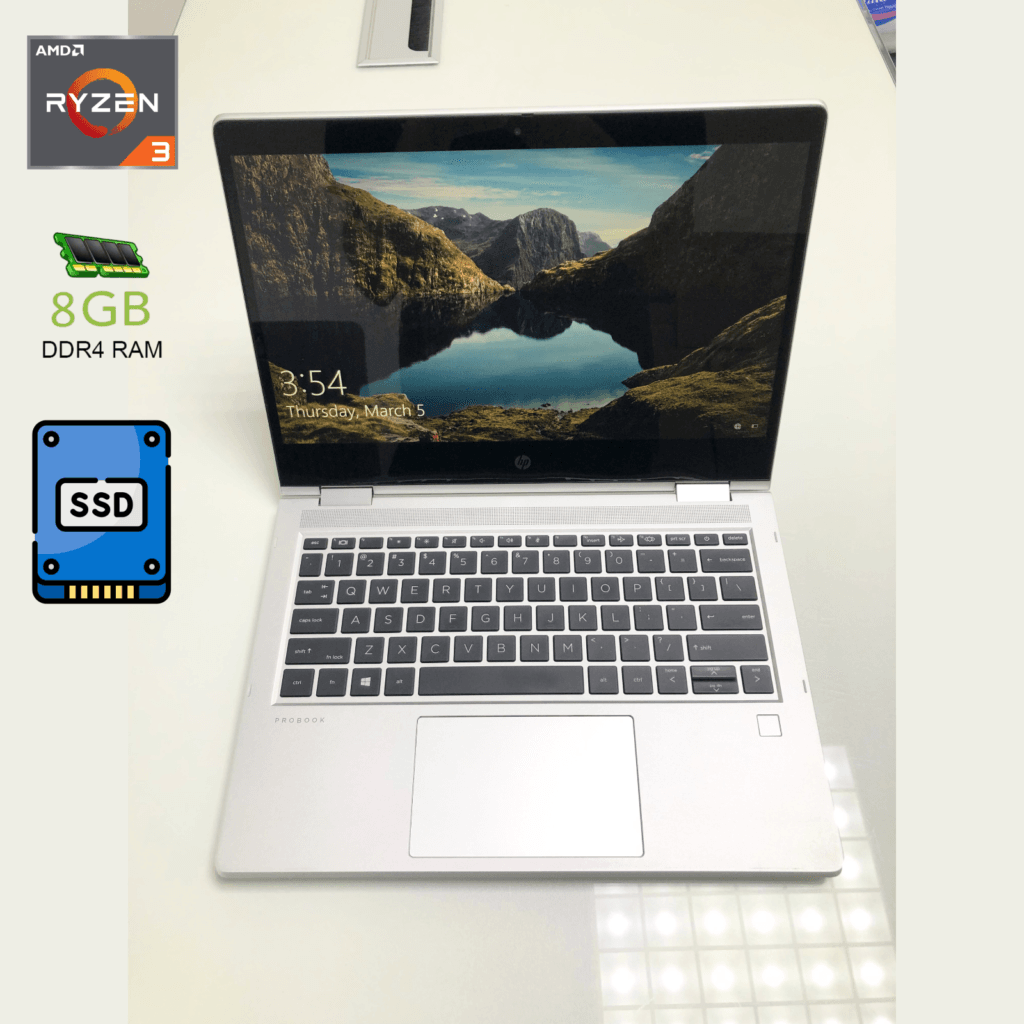 HP EliteBook x360 435 G7 Ryzen 3 4300U 8GB RAM 256GB